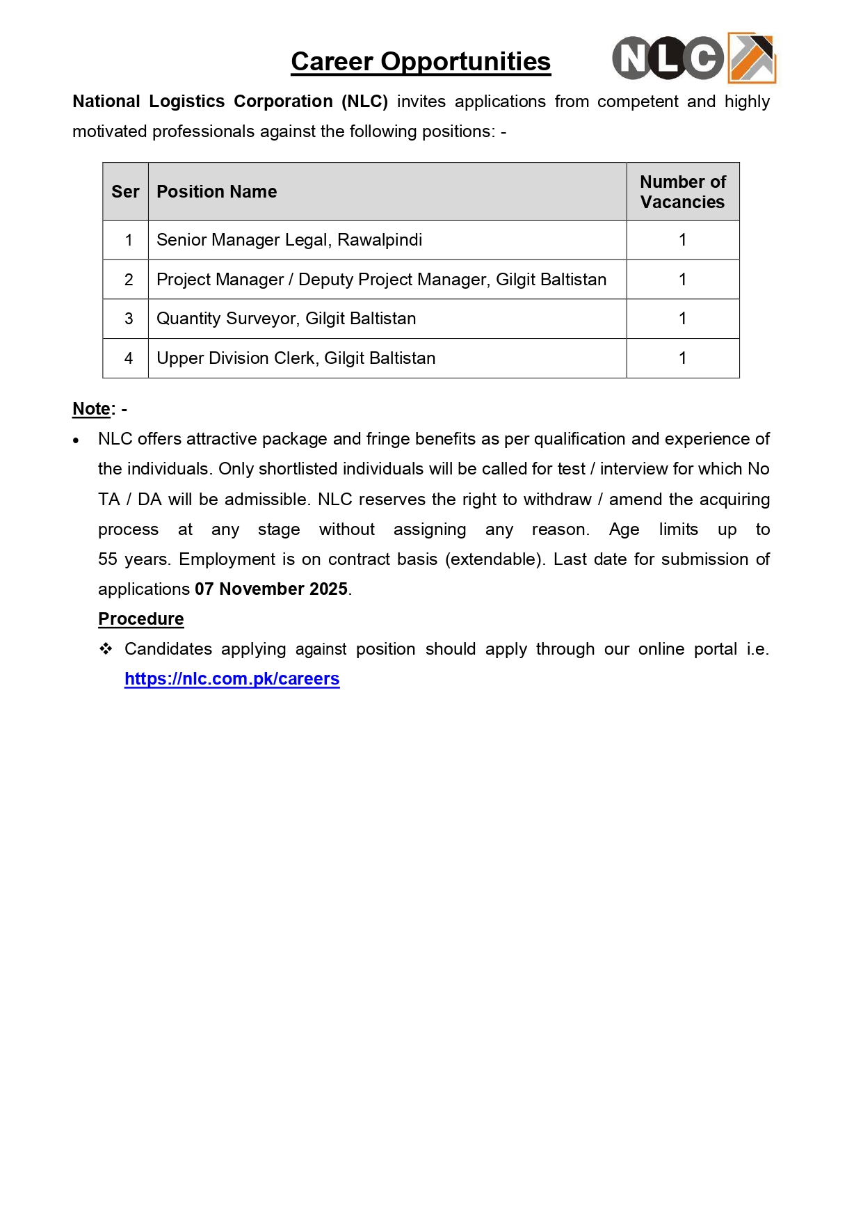  NLC Jobs 2025 — Apply Online for Legal, Project & Clerk Vacancies 
