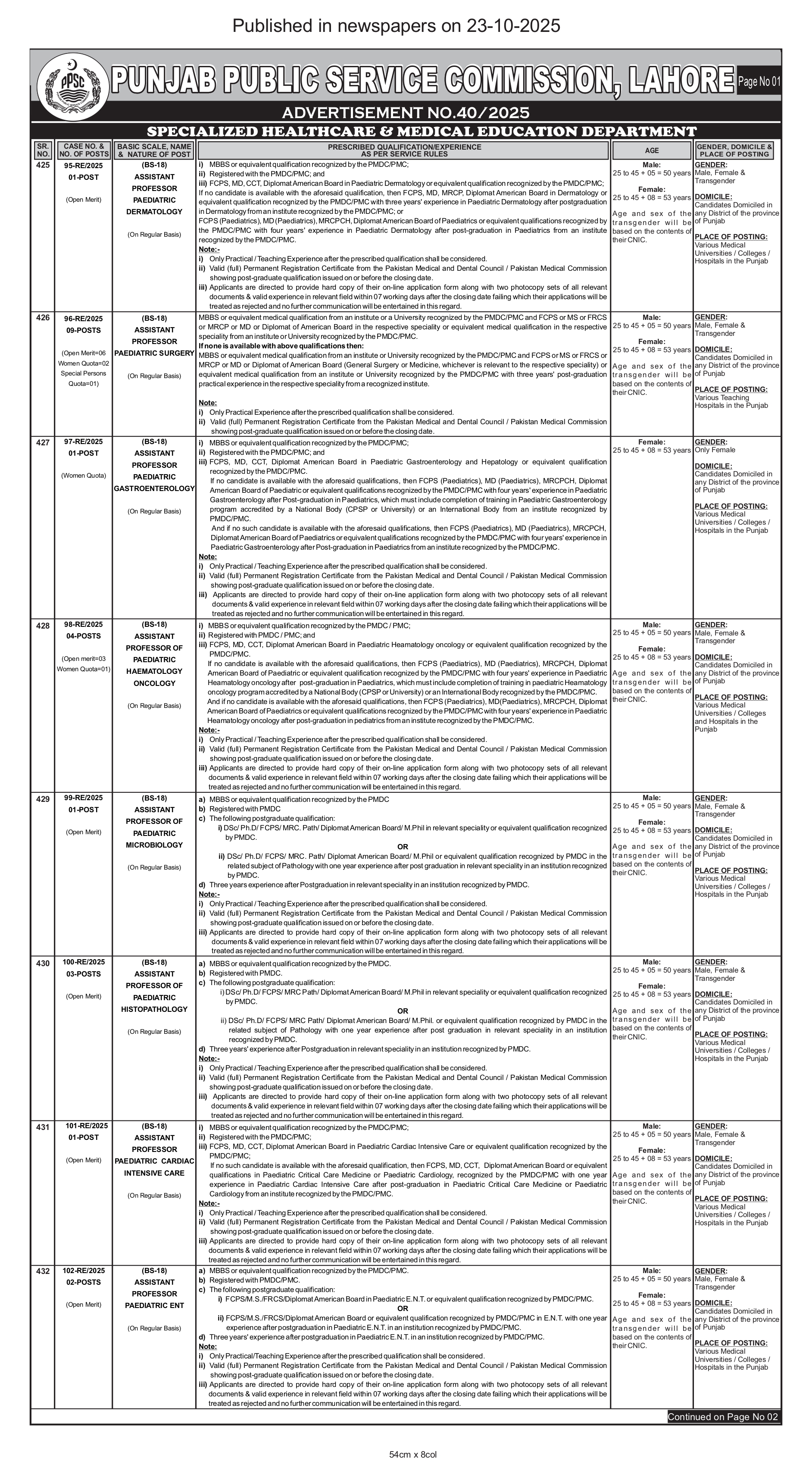  Assistant Professor jobs Vacancies in Medical Education 