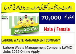  Lahore Waste Management Company Jobs 2025