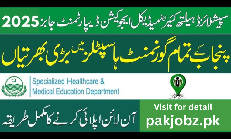 Specialized Healthcare & Medical Education Department