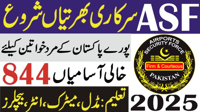 ASF Jobs 2025 – Apply Online 