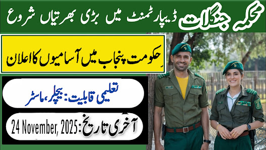  Punjab Wildlife & Parks Department Jobs 2025