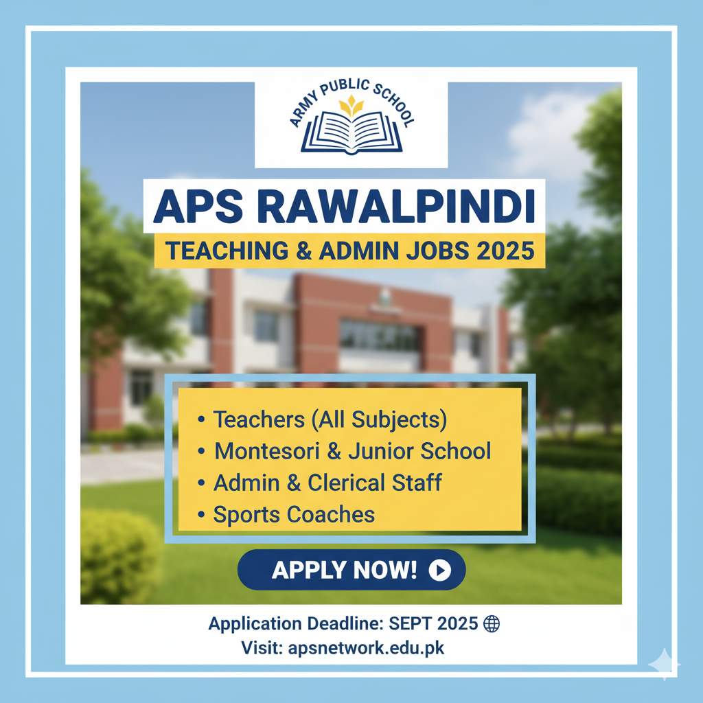 Latest APS Rawalpindi Jobs 2025 