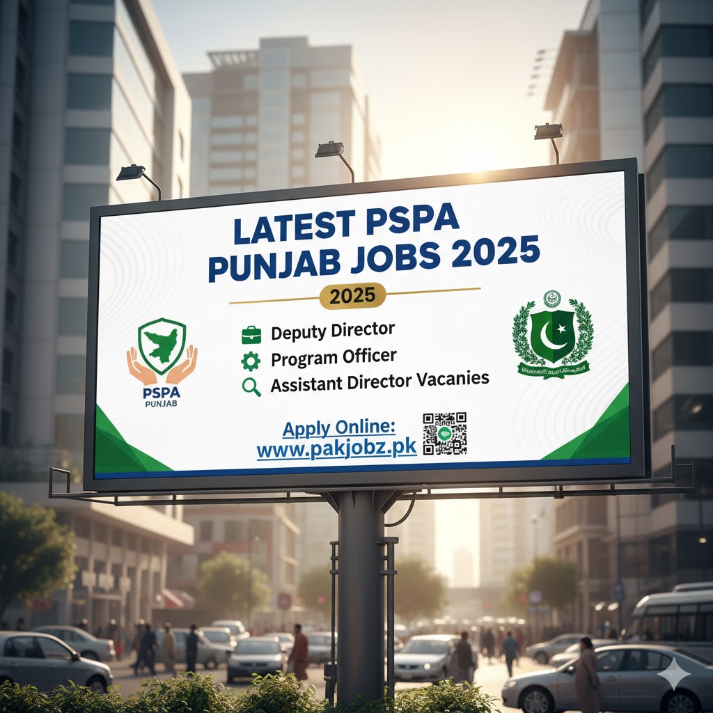 Latest PSPA Punjab Jobs 2025