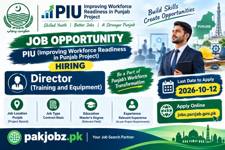 Skills Development Department Director Jobs 2026 Apply - Job Poster