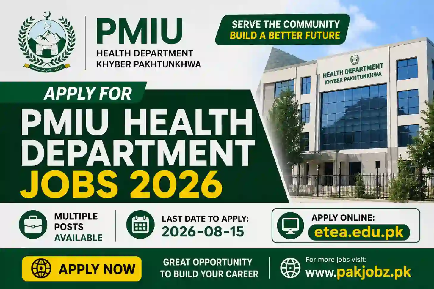 PMIU Health Department KPK Jobs 2026 Apply Online