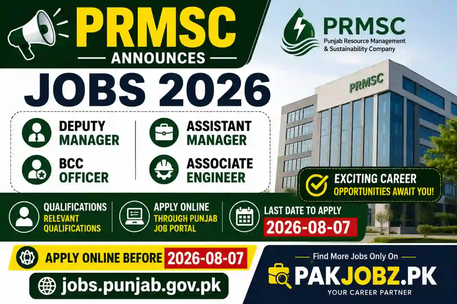 PRMSC Water Supply & Sanitation Jobs 2026 Apply Online