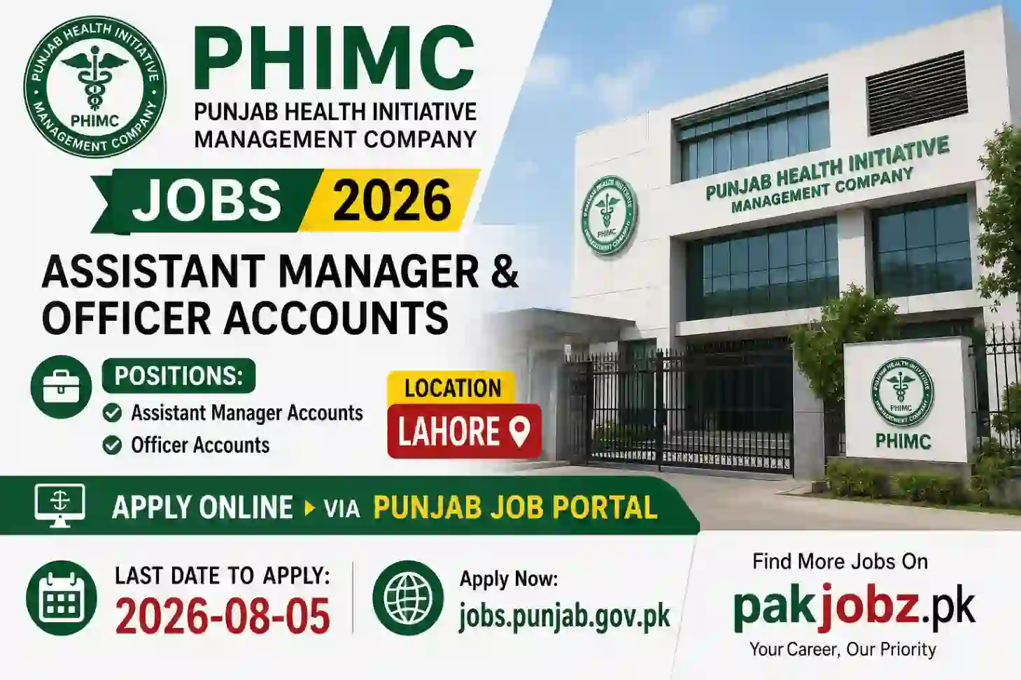 PHIMC Assistant Manager & Officer Jobs 2026