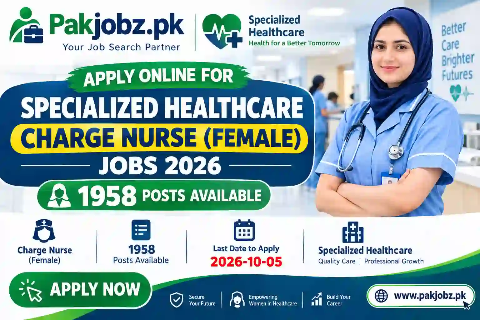 Specialized Healthcare Charge Nurse Jobs 2026 Apply Online - Job Poster