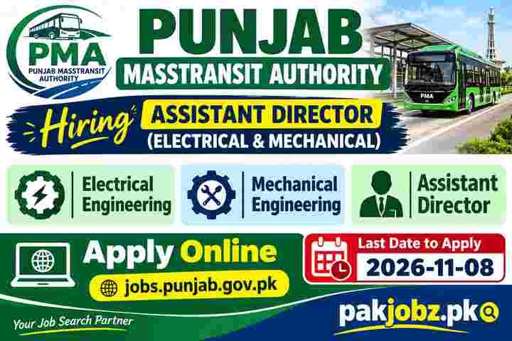 Punjab Masstransit Authority Jobs 2026 Apply Online - Job Poster